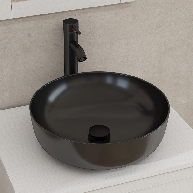 Beyaz PVC Aynalı ve Çekmeceli Çanak Lavabolu Ayaklı Banyo Dolabı Seti - 61 cm - 200104