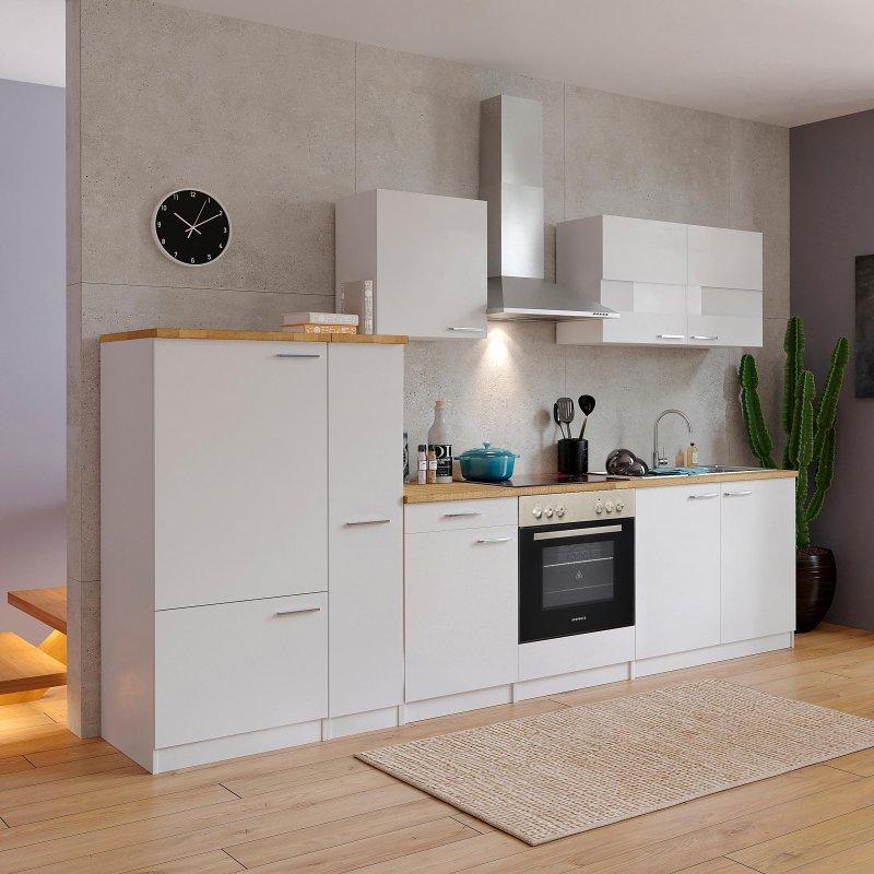 Beyaz Sunta Cihazlı ve Yavaş Kapanır Mutfak Modeli - 300 cm - 185582