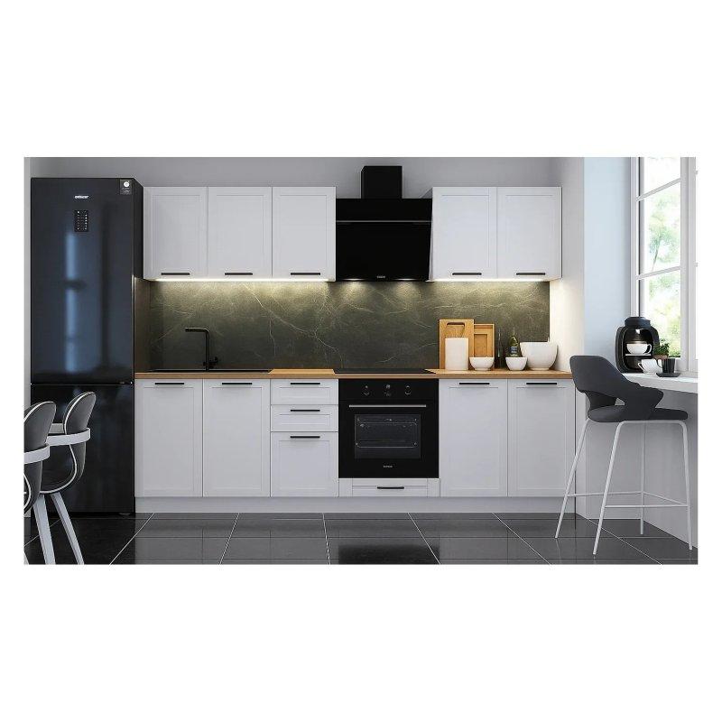 Beyaz Suntalam Çerçeveli Kapaklı 7 Parça Mutfak Modeli - 260 cm - 186607