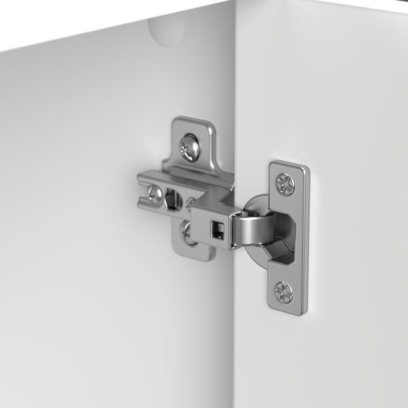 Beyaz Tekerlekli Kilitli Çekmeceli ve Kabinli Ofis Masası - 176907