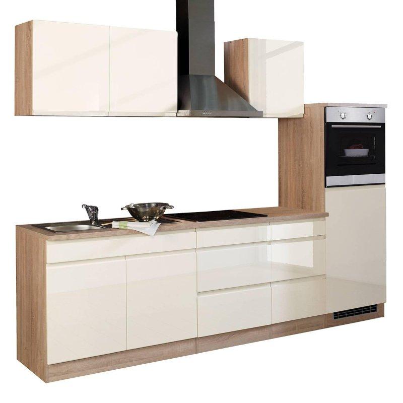 Cardiff I Beyaz Eşyalı ve Evyeli Komple Mutfak Modeli - 270 cm - 185444