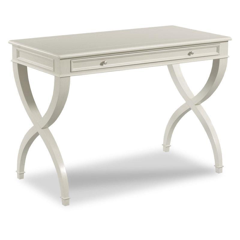 Carrara Rengi Masif Kızılağaç ve Kiraz Ağacı Çekmeceli Vintage Çalışma Masası - 107x54 cm - 234539
