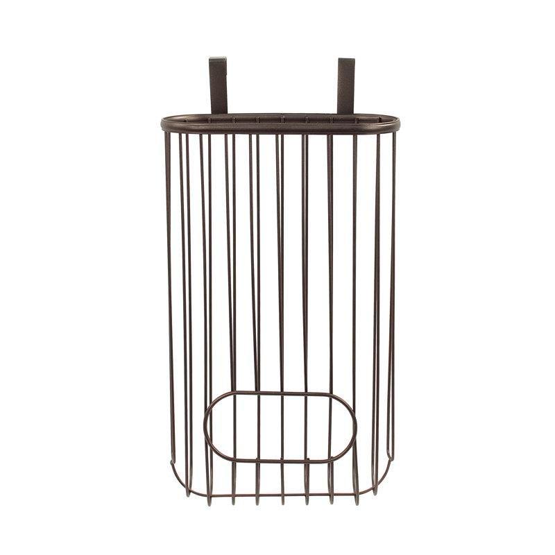 Çelik Dolap Kapağı Askılı Poşet Düzenleyici Dolap İçi Raf - 39x21x11 cm - 183840