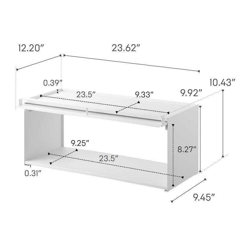 Çelik Kapaklı Tezgah Üstü Mutfak Rafı - 60 cm - 163792
