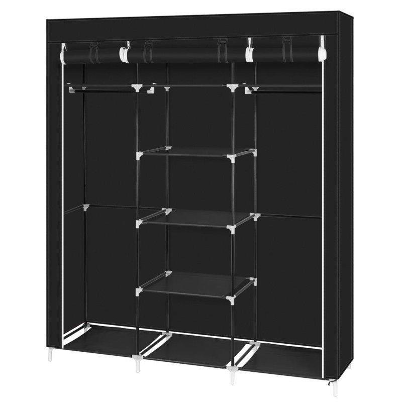 Çelik Profilli Fermuarlı Portatif Bez Dolap - 176x151x46 cm - 182724