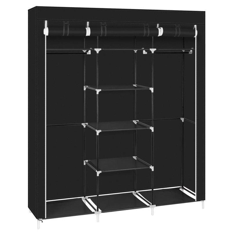 Çelik Profilli Fermuarlı Portatif Bez Dolap - 176x151x46 cm - 182724