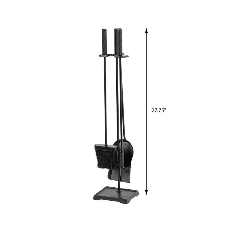 Çelik Stantlı 4 Parça Şömine Maşa Takımı - 71 cm - 188694