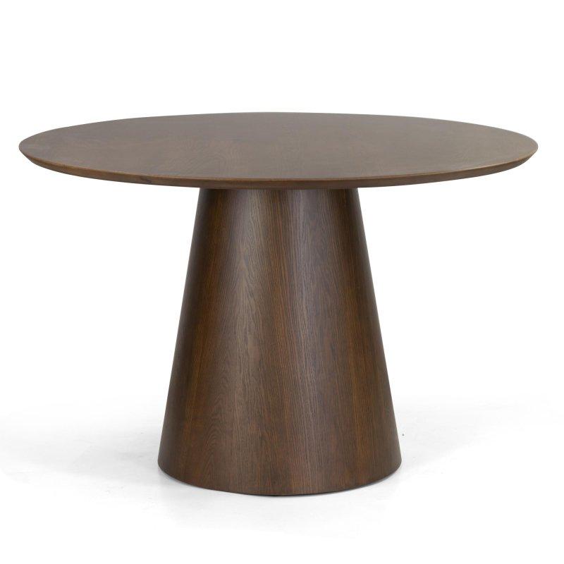 Ceviz Ahşap Kaide Ayaklı Bohem Yemek Masası - 121 cm - 237904