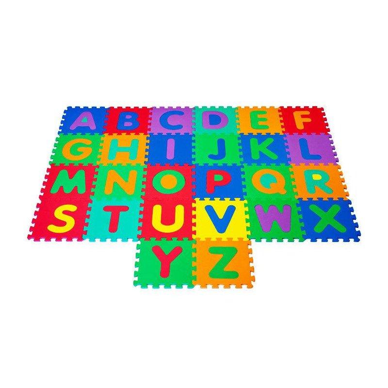 Çok Renkli Köpük Dokulu Yapboz Alfabe Geçmeli Oyun Halısı - 32 cm - 182429