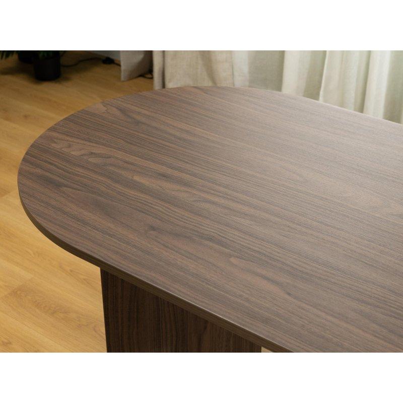 Cremona Meşe Lamine Levha Sabit Bohem Yemek Masası - 185x90 cm - 236913