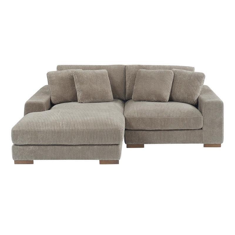 Deve Tüyü Fitilli Kadife Modüler Sol Köşe Koltuk - 228x165 cm - 194153