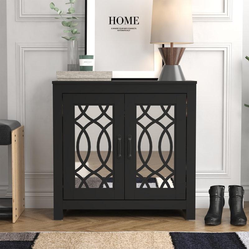 Doğal Ahşap Dokulu 2 Kapaklı Ayarlanabilir Raflı Ayakkabılık - 79x35x77 cm - 229951