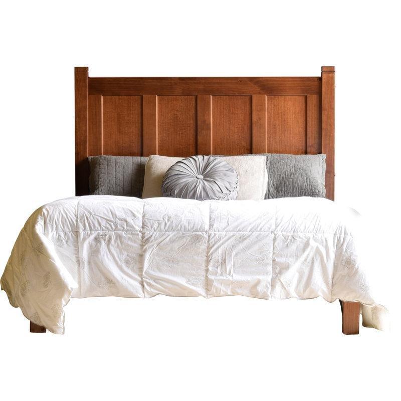 Doğal Ahşap Masif Çam Ağacı Shaker Tarzı Merkez Destek Ayaklı Bohem Karyola - 163x219 cm - 181749