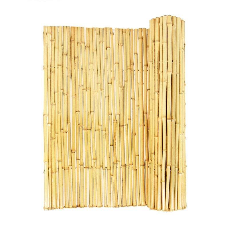 Doğal Bambu Dekoratif Panel Balkon Çiti - 244x183 cm - 174546