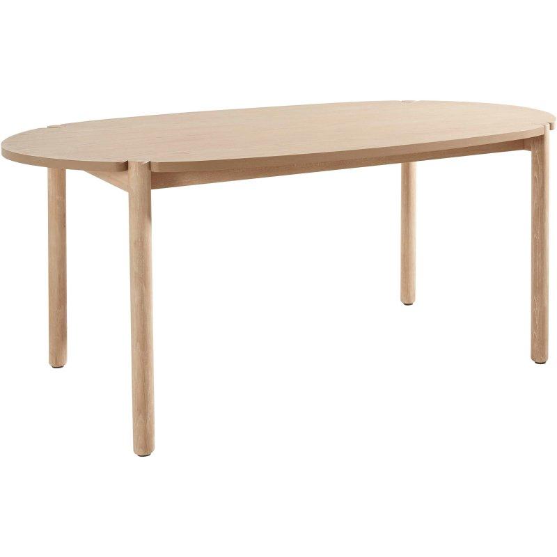 Doğal Dişbudak ve Okaliptüs FSC® Sertifikalı Dikdörtgen Bohem Yemek Masası - 180x100 cm - 236720