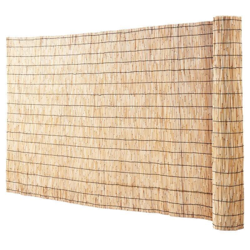 Doğal Kamış Çift Taraflı Gizlilik Sağlayan Balkon Çiti - 153x488 cm - 174520
