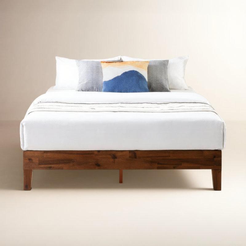 Doğal Masif Ahşap Alçak Profilli Bohem Platform Karyola - 152x202 cm - 181686