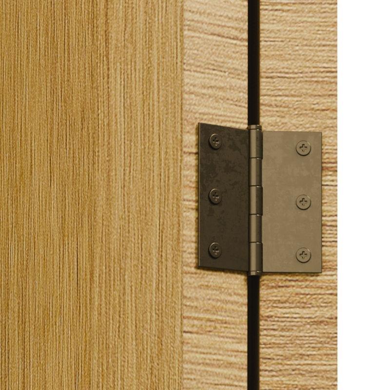 Doğal Masif Ahşap Katlanır Paravan - 170x161 cm - 184812