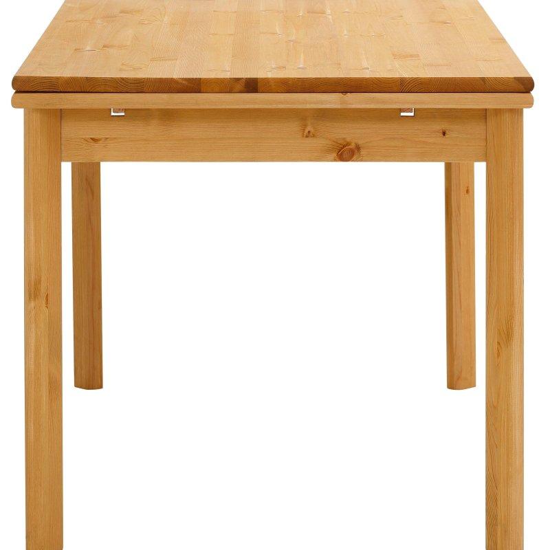 Doğal Masif Çam Ahşap Açılabilir Bohem Yemek Masası - 120x80 cm - 236411