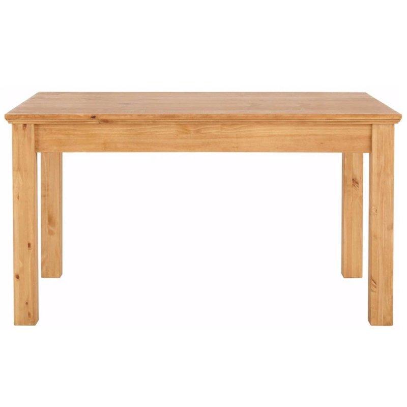 Doğal Masif Çam Çekmeceli Bohem Yemek Masası - 140x80 cm - 236591