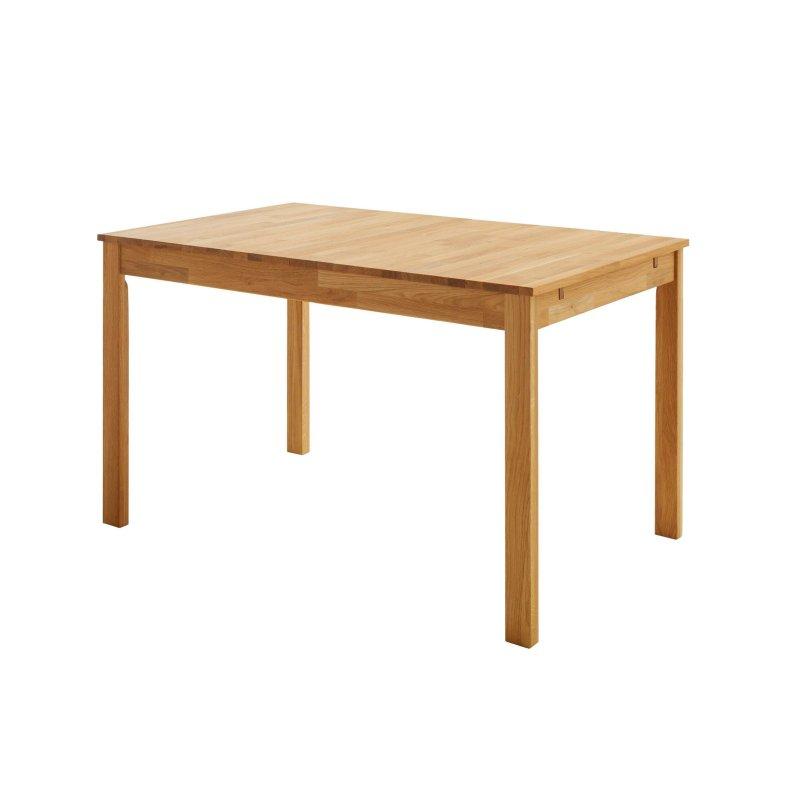 Doğal Masif Yabani Meşe Açılabilir Bohem Yemek Masası - 125-165x80 cm - 236432