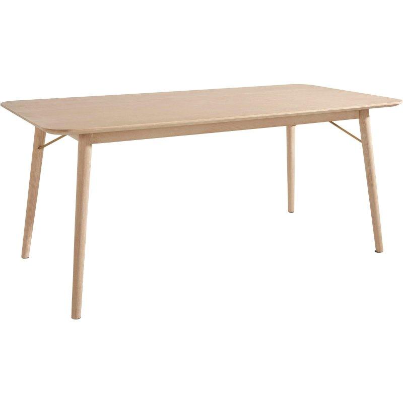 Doğal Renk FSC® Sertifikalı Dişbudak ve Okaliptüs Ahşap Dikdörtgen Bohem Yemek Masası - 180x90 cm - 236867