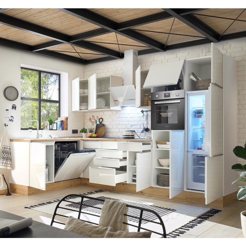 Elektrikli Aletler Dahil Soft-Close Köşe Mutfak Modeli - 340x170 cm - 185477