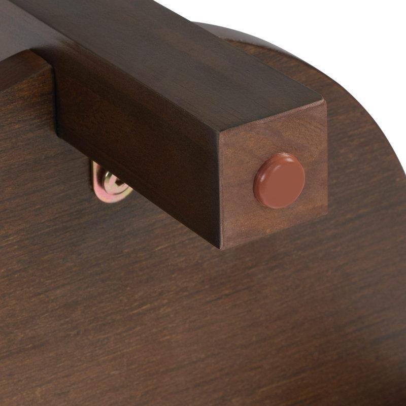 Espresso Masif Ahşap ve MDF 3 Döşemeli Tabureli Bar Masası Seti - 153 cm - 231788