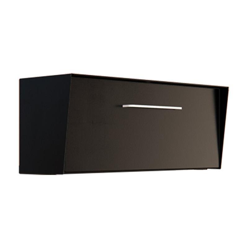 Galvanizli Çelik Duvara Monte Açılı Retro Posta Kutusu - 39x16x12 cm - 165928