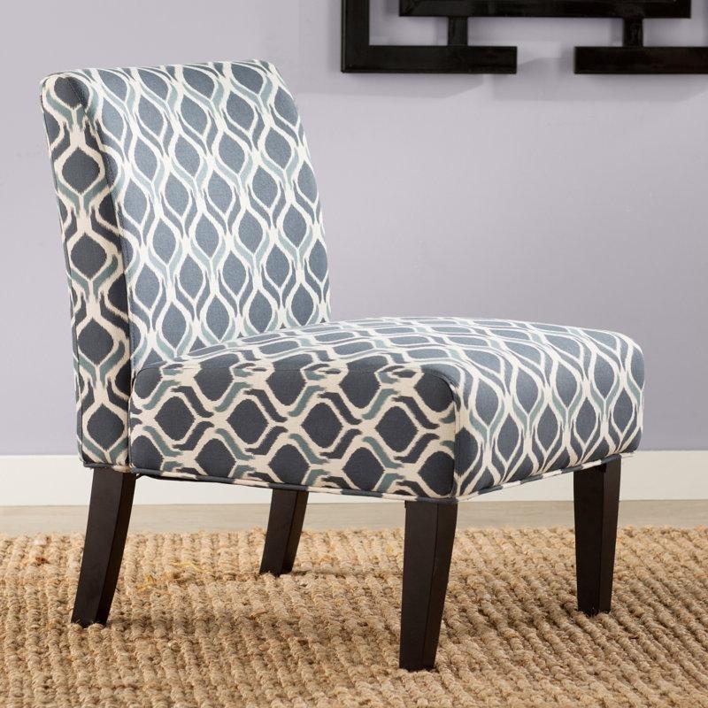 Geometrik Desenli Polyester Kumaş Masif Ahşap Ayaklı 2li Set Tekli Koltuk - 204872