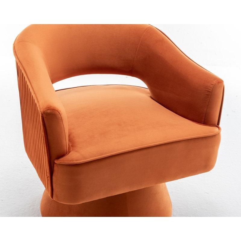 Gold Metal Ayaklı Kadife Döner Berjerli Sırtı Açık Tasarım Koltuk Takımı - 191424