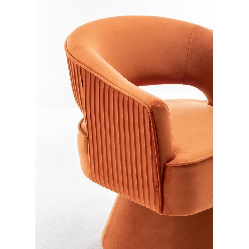 Gold Metal Ayaklı Kadife Döner Berjerli Sırtı Açık Tasarım Koltuk Takımı - 191424