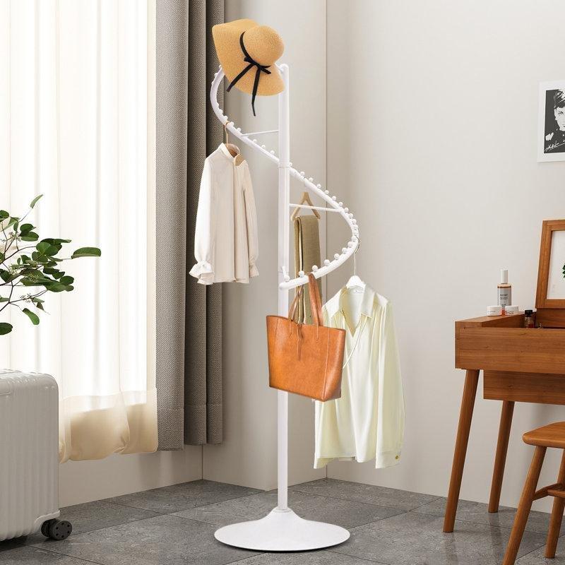 Gold Metal Döner Spiral Ayaklı Askılık - 180 cm - 165487