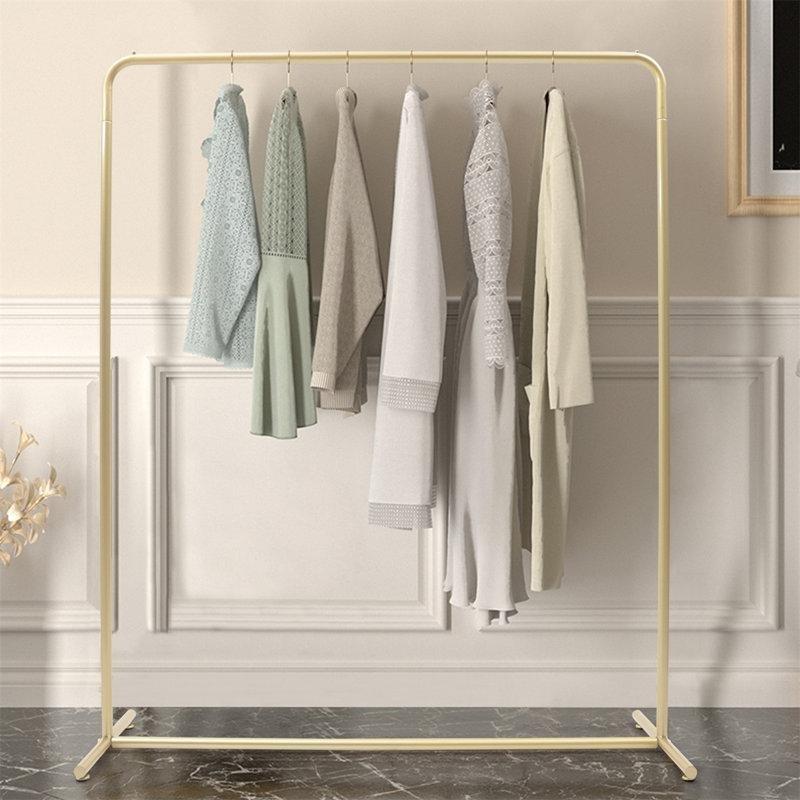Gold Metal Raflı Ayaklı Askılık - 120 cm - 165622