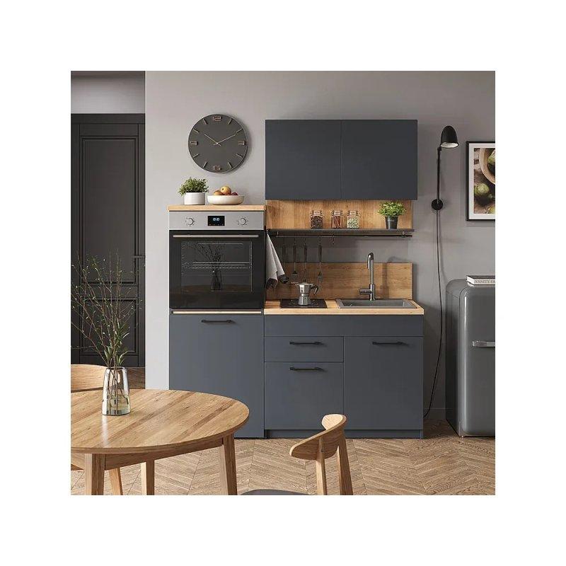 Grej Mutfak Modeli - 160x60x82 cm - 186520