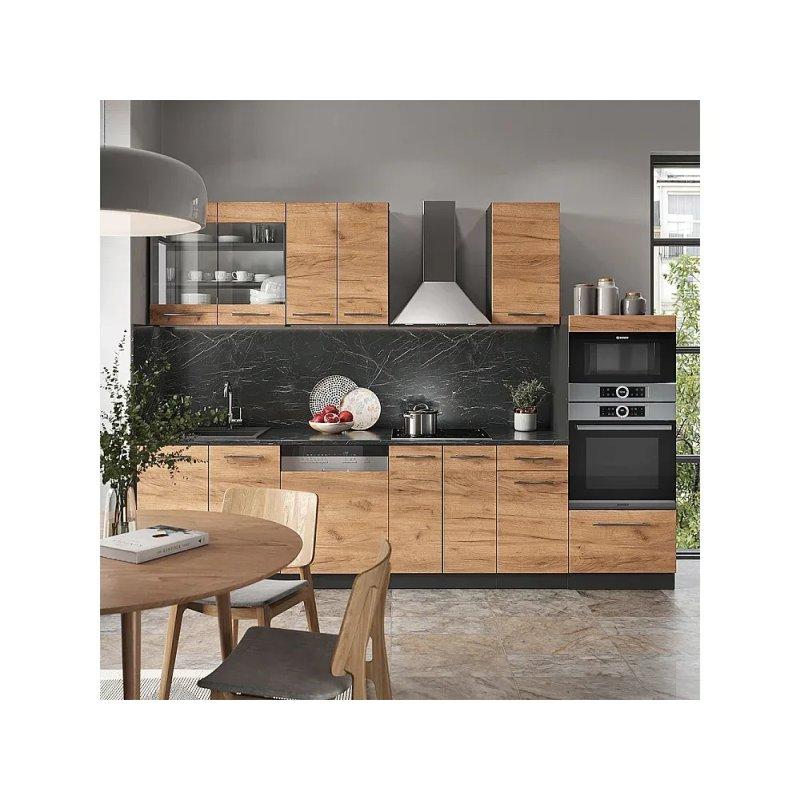 Gri Bej ve Antrasit Mutfak Modeli - 300x60x82 cm - 186478