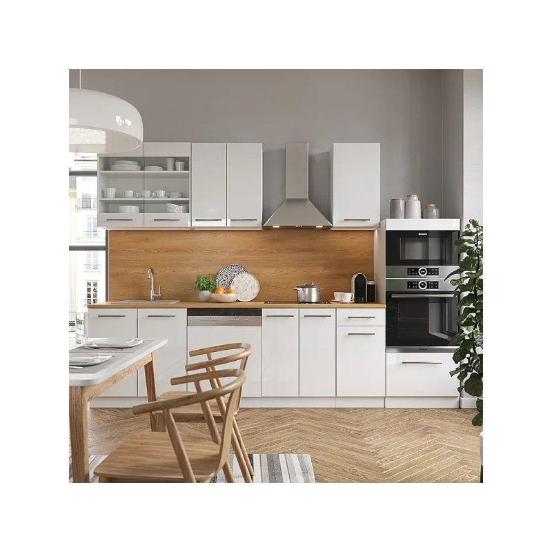 Gri Bej ve Beyaz Hazır Mutfak - 300x46x82 cm - 186547