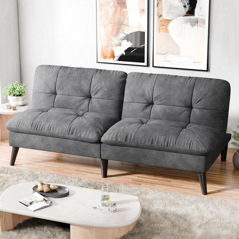 Gri Kadife Yataklı Sandıklı İkili Koltuk - 158 cm - 207793