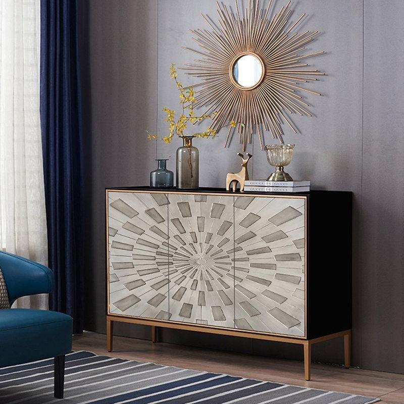 Gri Masif Ahşap ve Metal Ayarlanabilir Raflı 18 Çift Kapasiteli Ayakkabılık Dolabı - 120x32x90 cm - 229582