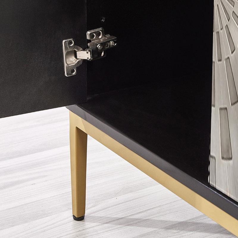 Gri Masif Ahşap ve Metal Ayarlanabilir Raflı 18 Çift Kapasiteli Ayakkabılık Dolabı - 120x32x90 cm - 229582