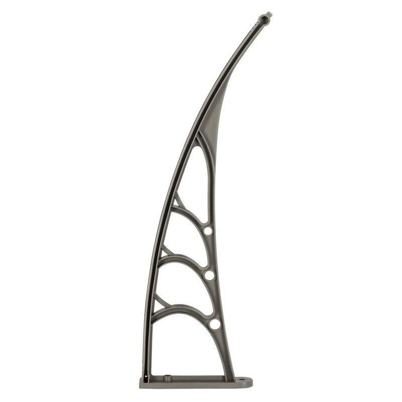 Gri Plastik Eğimli Kapı Üstü Sundurma - 97x74 cm - 165805