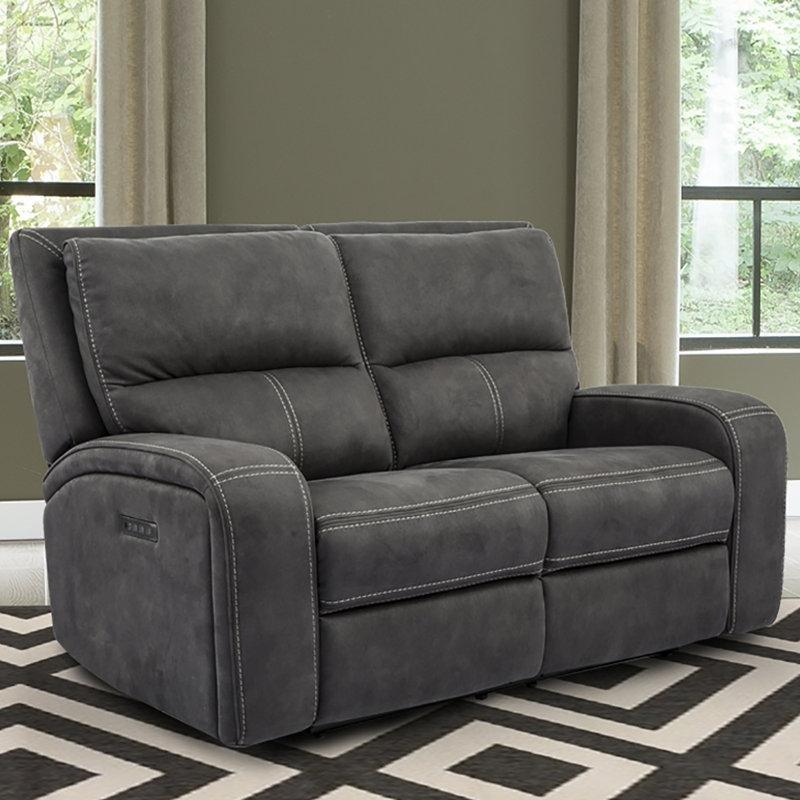 Gri Polyester Elektrikli Yatar İkili Koltuk - 161 cm - 206367