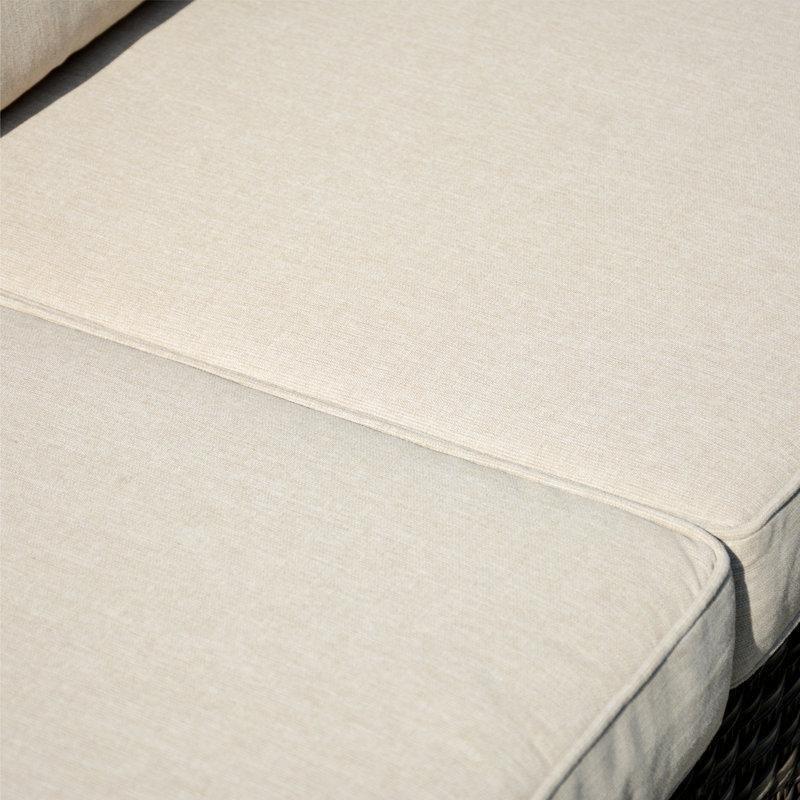 Gri Rattan 5 Kişilik Minderli Bahçe Oturma Grubu - 209586