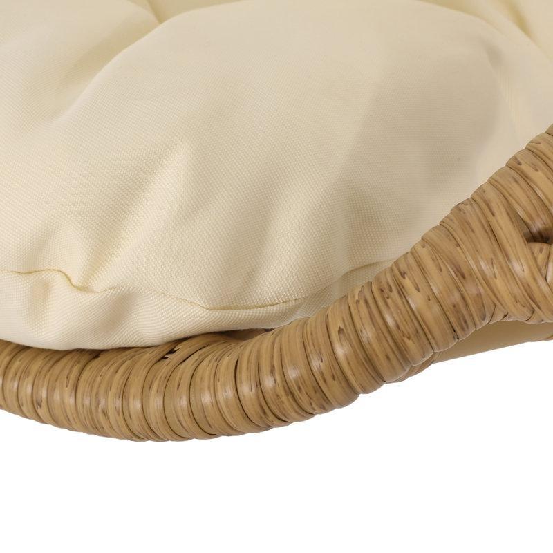 Gri Rattan Askılı Sepet Tipi Balkon Salıncağı - 174151