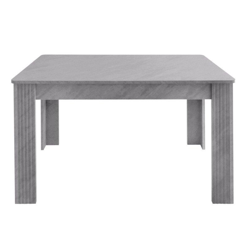 Gri Sunta Üçgen Ayaklı Dikdörtgen Bohem Yemek Masası - 116x65 cm - 236161