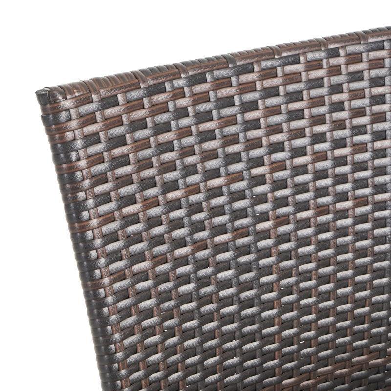 Hasır Metal İstiflenebilir Kollu Bahçe Sandalyesi 2li Set - 173379