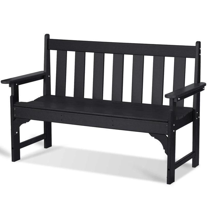 Hava Koşullarına Dayanıklı Yüksek Taşıma Kapasiteli HDPE Bahçe Bankı - 132 cm - 172300