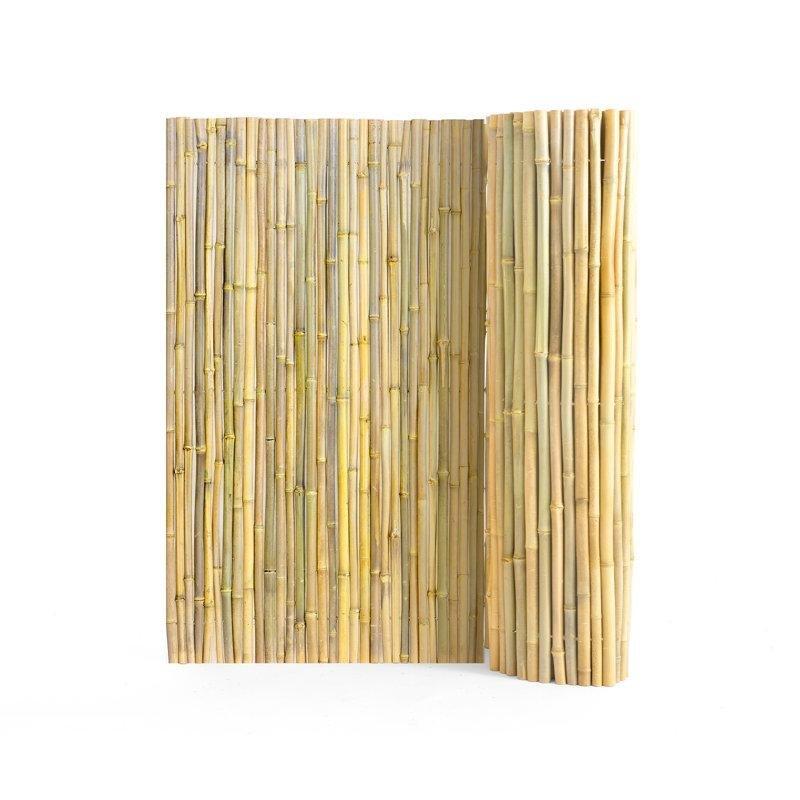 Kahverengi Bambu Rulo UV Korumalı Balkon Çiti - 183x122 cm - 174626