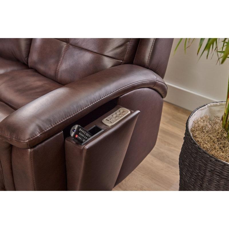Kahverengi Deri Masajlı ve Elektrikli Yatar İkili Koltuk - 186 cm - 207927