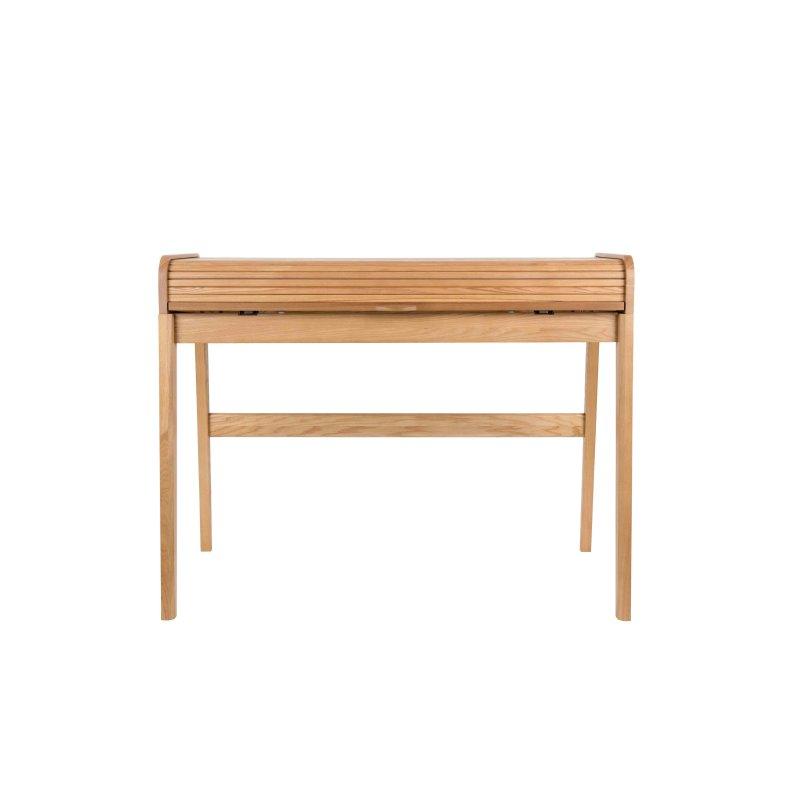 Kahverengi Dişbudak Ağacı Vintage Çalışma Masası - 110x77 cm - 235155